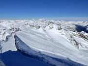 Start der Abfahrt Wildspitz