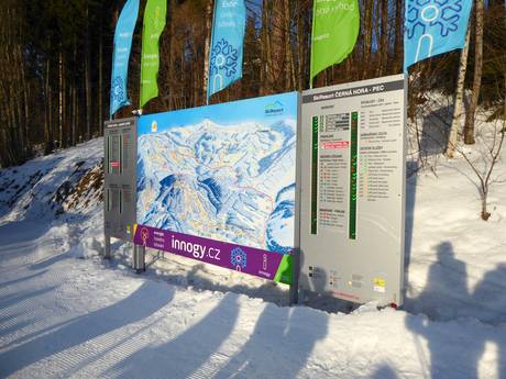 Nordosttschechien (Severovýchod): Orientierung in Skigebieten – Orientierung Černá hora – Janské Lázně