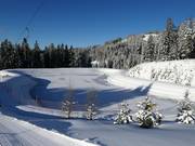 Großer Beschneiungsteich am Halsegglift