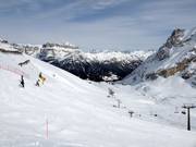 Blick vom Sella Brunech zum Ciampac