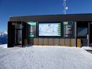 Erstklassig gepflegte sanitäre Anlagen an der Bergstation Ganzer X-press