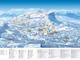 Pistenplan Skeikampen – Gausdal