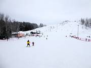 Blick auf das Skigebiet Talma