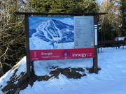 Informationstafel an der Bergstation