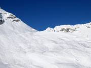 Tiefschneehänge beim Weißen Tal Süd