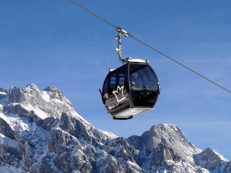 Nördliche Ostalpen: beste Skilifte – Lifte/Seilbahnen Hochkönig – Maria Alm/Dienten/Mühlbach