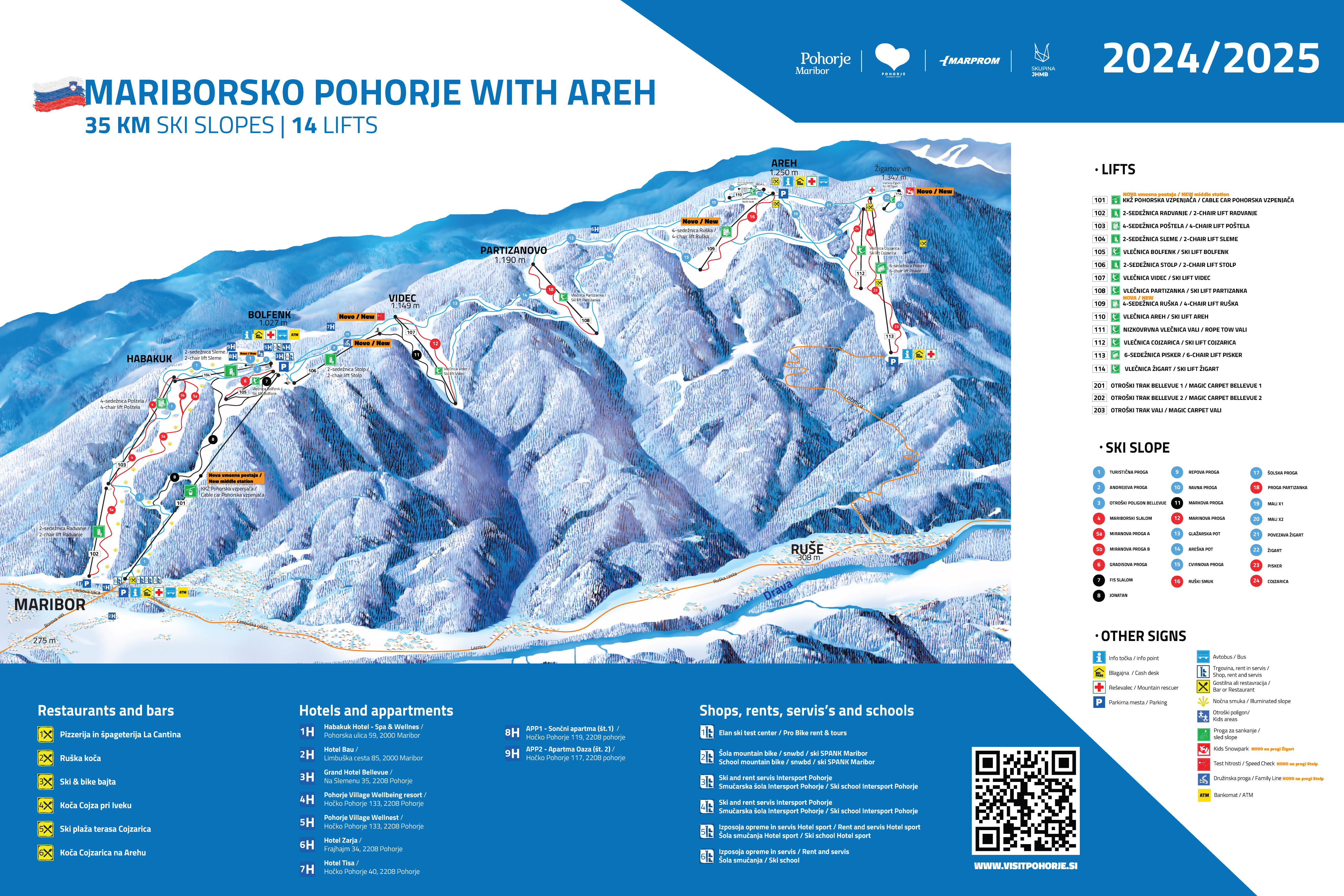 Skigebiet Mariborsko Pohorje – Maribor