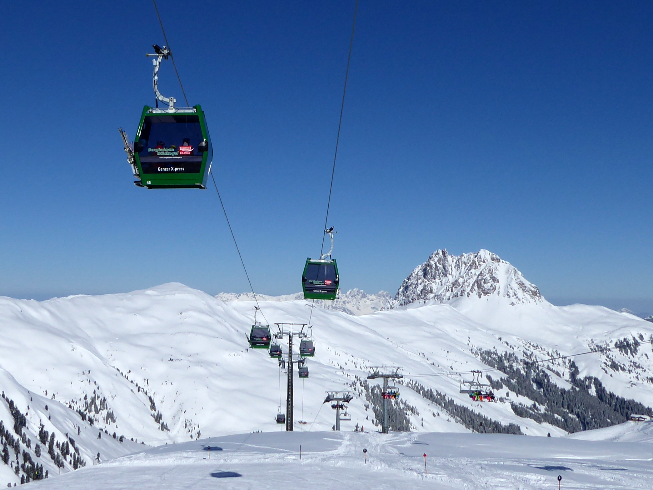 Alle Skilifte/Aufstiegsanlagen im Skigebiet Wildkogel – Neukirchen/Bramberg