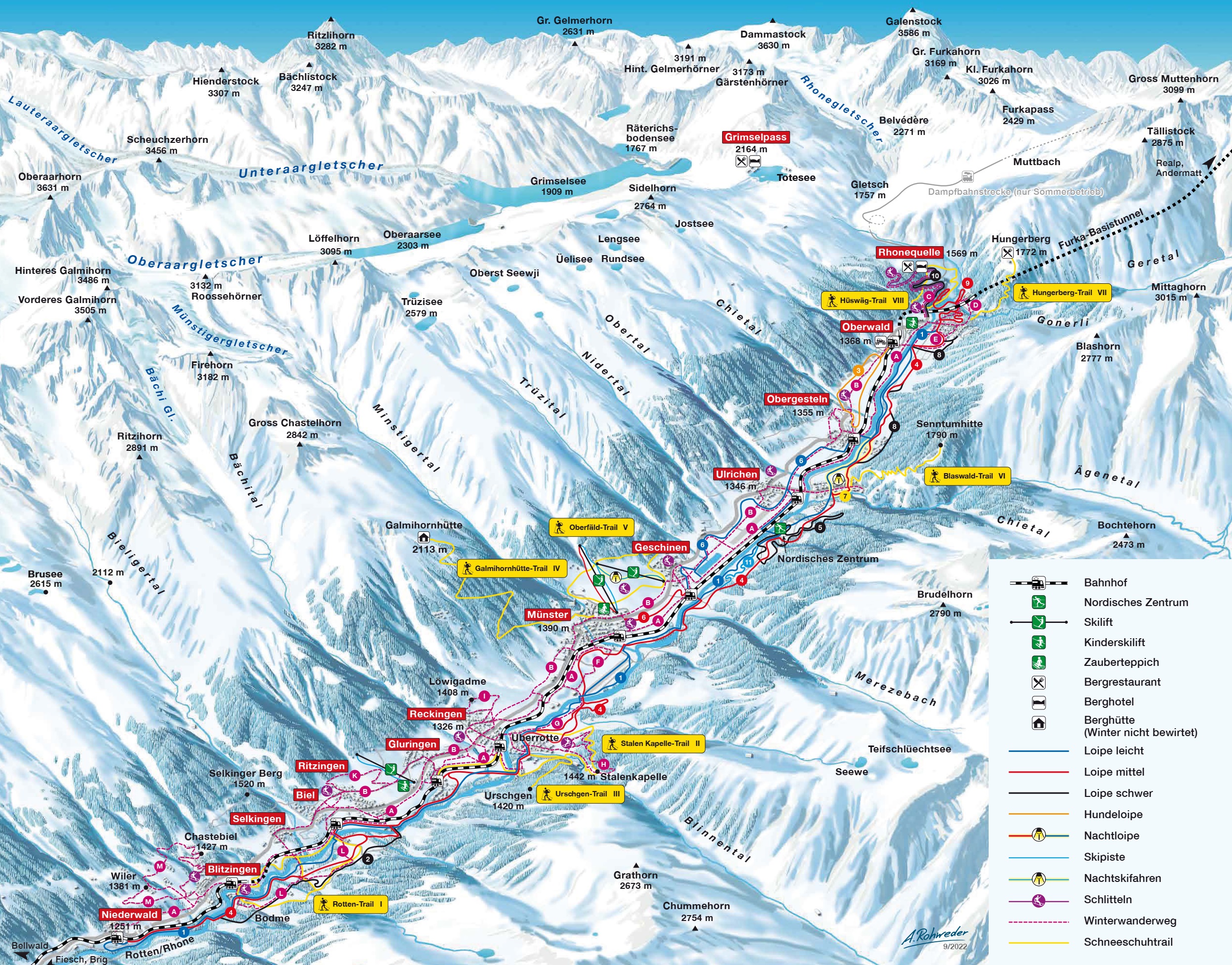Skigebiet Reckingen-Gluringen