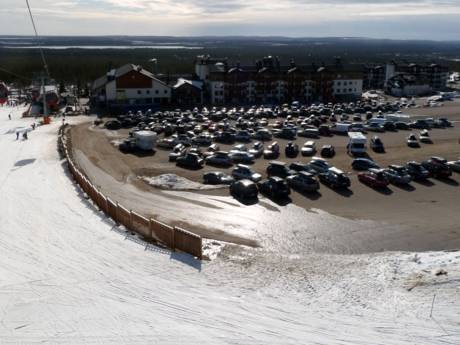 Finnland: Anfahrt in Skigebiete und Parken an Skigebieten – Anfahrt, Parken Ylläs