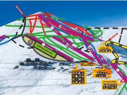 Pistenplan El Colorado/Farellones