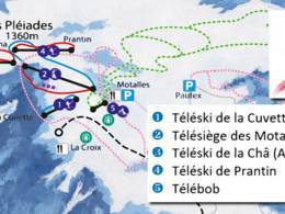 Skigebiet Les Pléiades