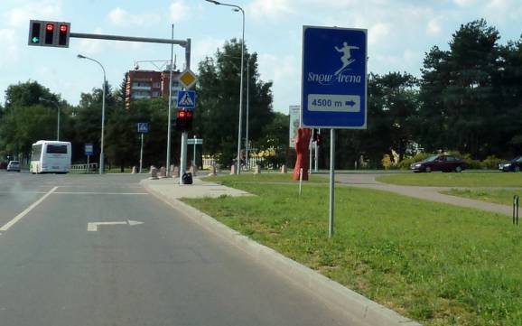 Litauen: Anfahrt in Skigebiete und Parken an Skigebieten – Anfahrt, Parken Snow Arena – Druskininkai