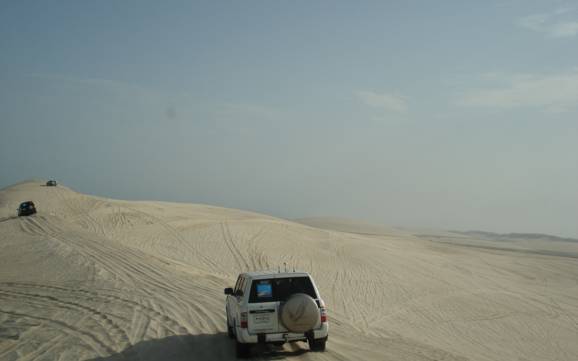Katar: Größe der Skigebiete – Größe Sandboarding Mesaieed (Doha)