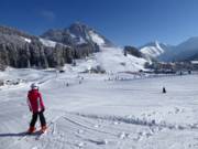 Großzügige Übungsflächen der Skischule Berwang