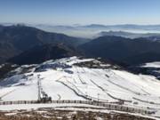 Blick über das Skigebiet El Colorado