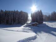 Entspanntes Anfängerareal am Bärenbadlift