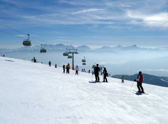 Gerlitzen mit Blick auf die Karawanken