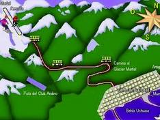 Pistenplan Glaciar Martial