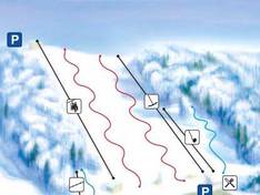 Pistenplan Siguldas Pilsētas