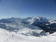 Blick in Richtung Wetterhorn und Finsteraarhorn