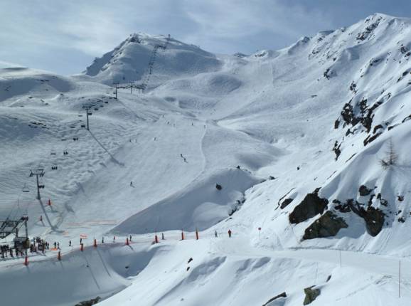 Pisten La Plagne Paradiski Abfahrten Skipisten 