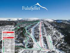 Pistenplan Fulufjellet